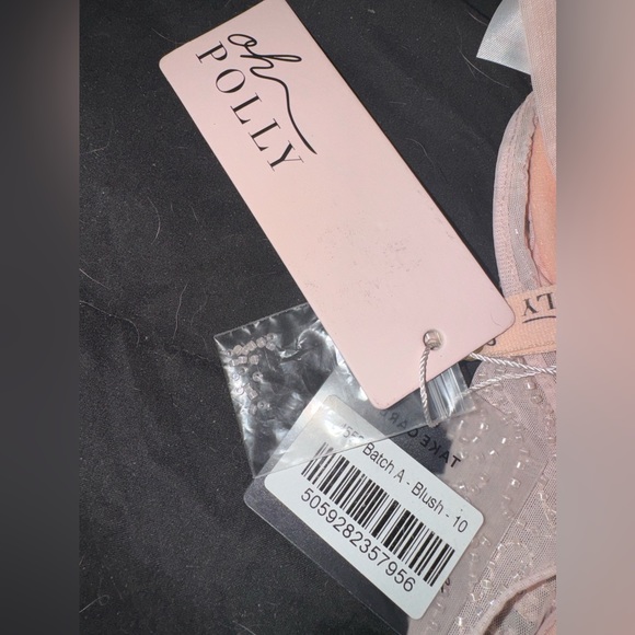 Oh Polly Embellished Cowl Neck Crop Top In Rose - Picture 4 of 5